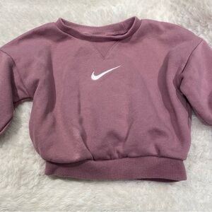 Nike Mauve Sweatshirt with White Logo